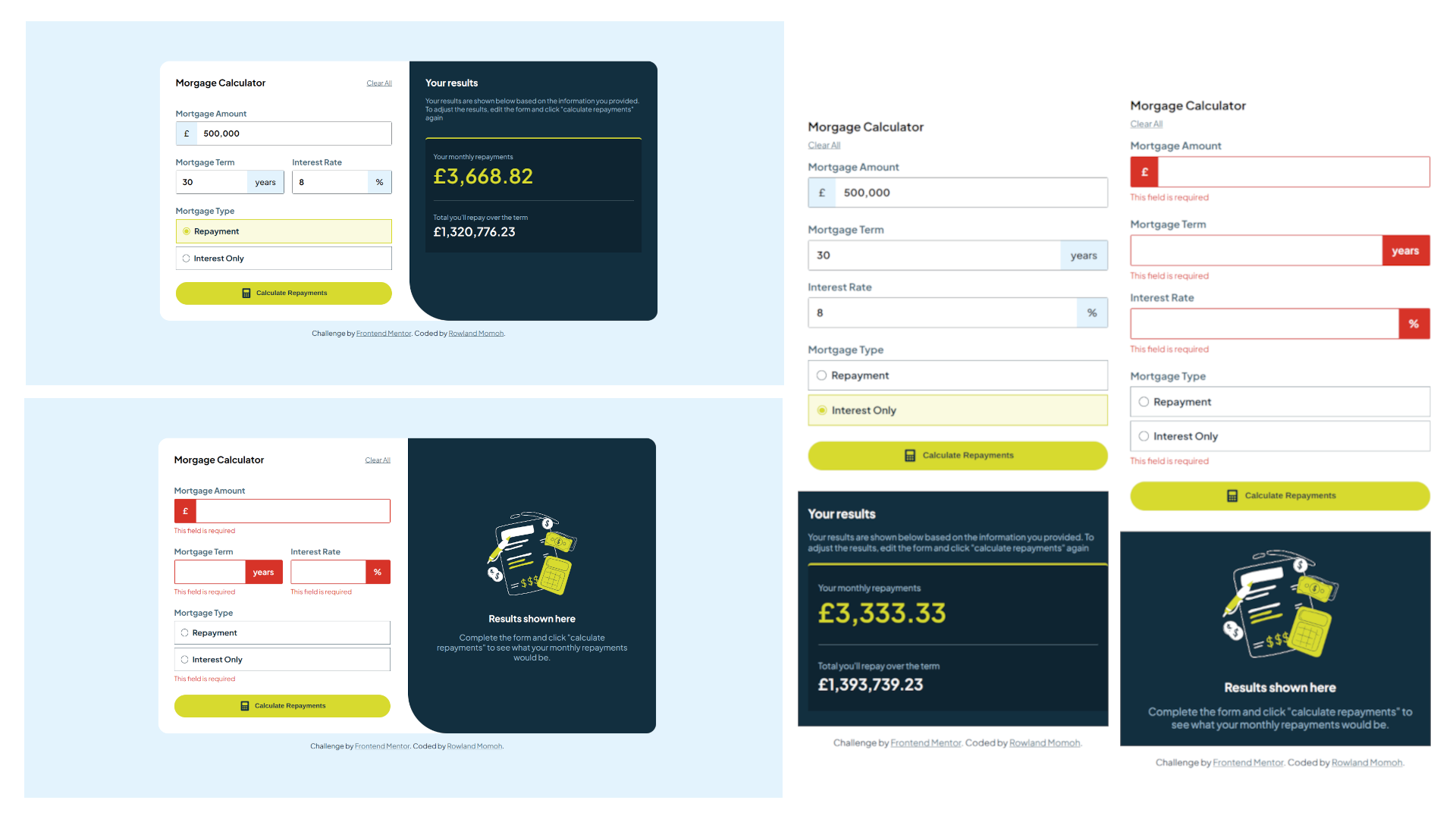 Mortgage Calculator